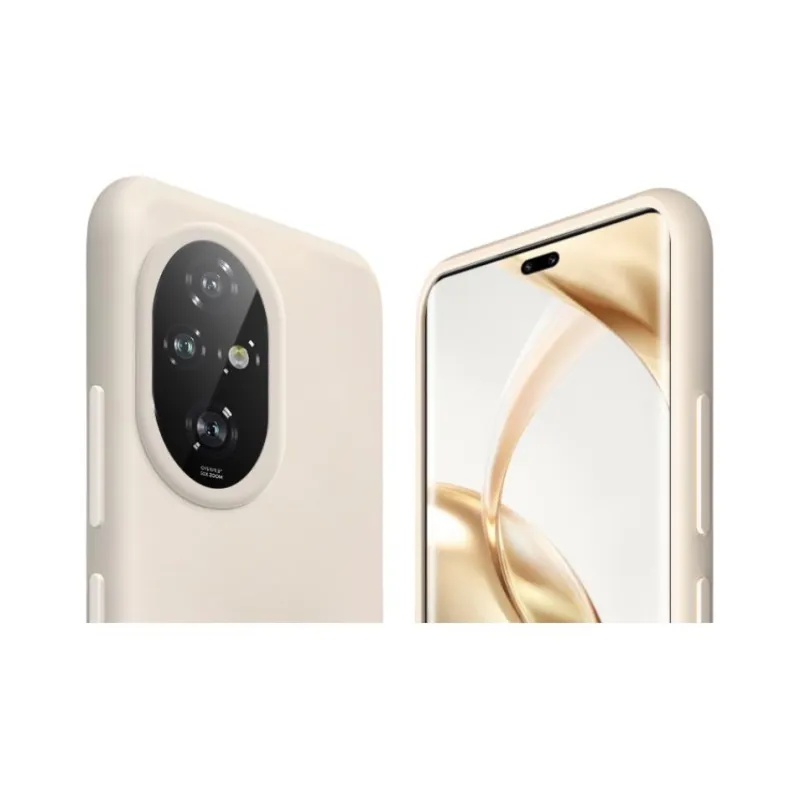 ZHUOJI Silicone Material Lens Fully Enclosed Microfiber Flock Phone Case Compatible With Honor 200/Pro-12