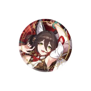 MIHOYO x Crash Star Dome Railway Honkai/Bronya Illustration Collection Tinplate Harmonious Destiny Badges