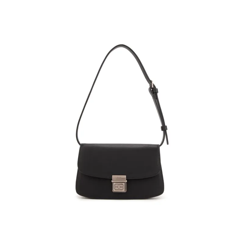 ELLE Leather Saddle Bag, Shoulder Bag Small Size Women's Multicolor-10