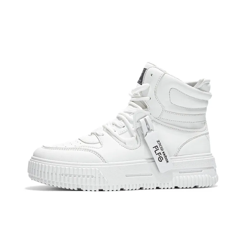YUZHAOLIN Height Increasing Wear-Resistant Slip-Resistant High-Top Skateboard Shoes Unisex-0