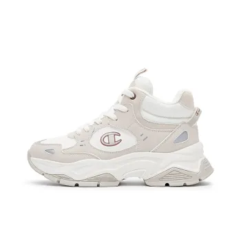 Champion High Top Chunky Sneakers Women's Milk White
