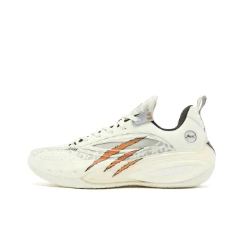 QIAODAN Venom PRO3.0 V2 Basketball Shoes Men Low Top Ivory Steel Gray
