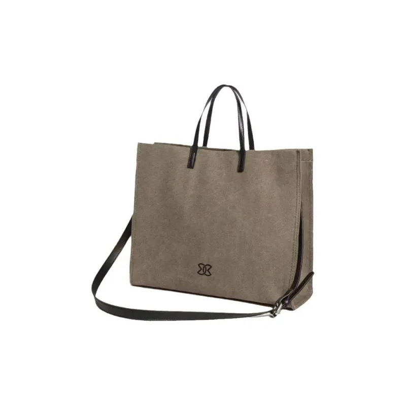 MARKANGARO Polyester Tote Bag Shoulder Bag Large Size Women's Black-0