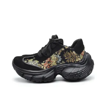 ARTMU Low Top Chunky Sneakers Women's Black