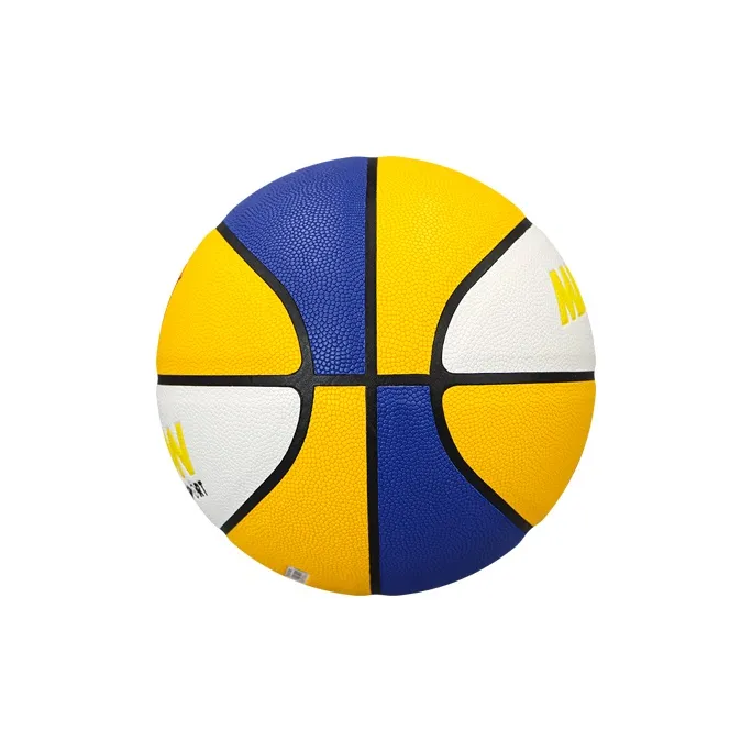 SIPAKESPORT x MINIONS PU Basketball Blue Yellow White Size 7 Ball Match-2