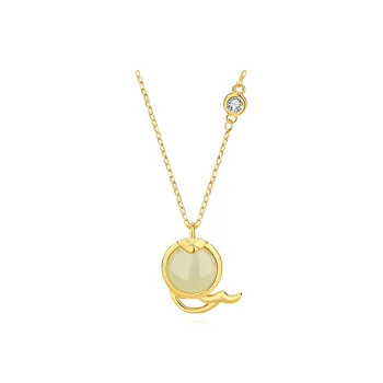 Chongqing Gold Store Chalcedony Necklaces Women's