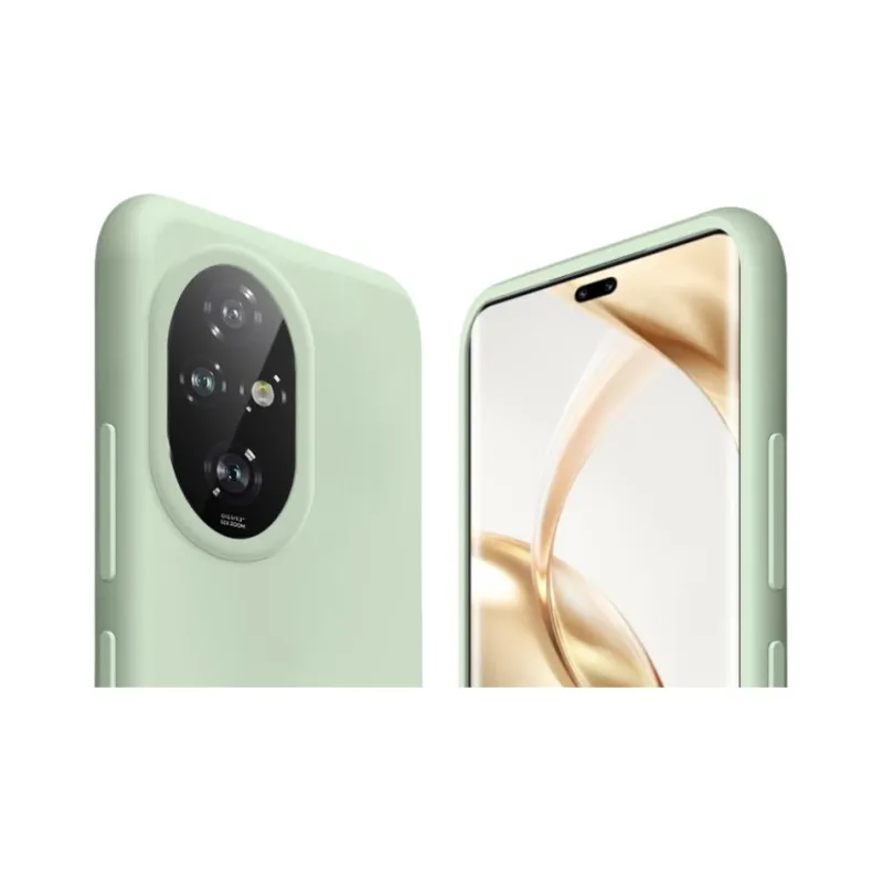 ZHUOJI Silicone Material Lens Fully Enclosed Microfiber Flock Phone Case Compatible With Honor 200/Pro-48