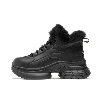 CARDANRO Fleece Lined Thermal Chunky Sneakers Women's