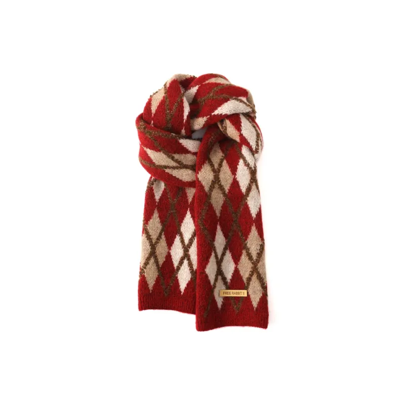 FREE RABBITⅡ Winter Advanced Thickened Warm Versatile Yarn Scarf Unisex-6