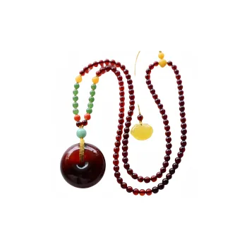 Xifeng Building Amber Necklaces Women's