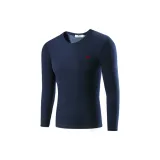Thickened Unlined Clothing (Navy Blue) Thickened and Fleece-Lined/Thermal