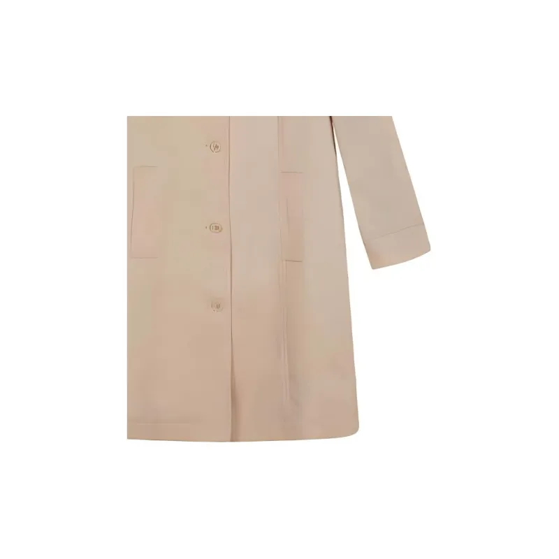 COACH SS23 Trench Coat Women's Porcelain Color-4