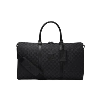 Jordan Polyester One Shoulder Crossbody Bag, Travel Bag Regular Unisex Black