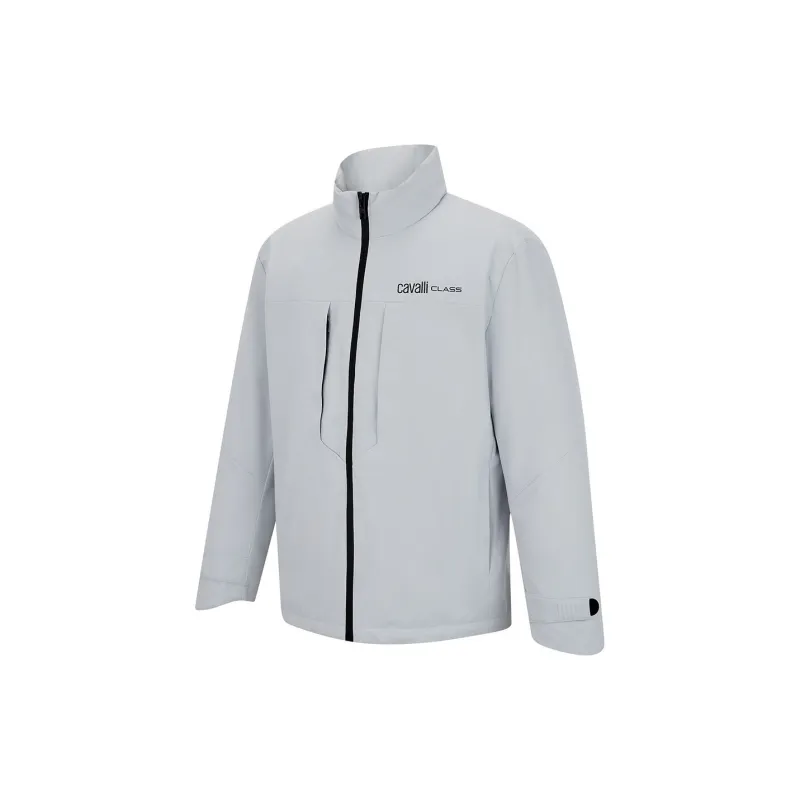 Cavalli Class Down Jacket Men's Black-7