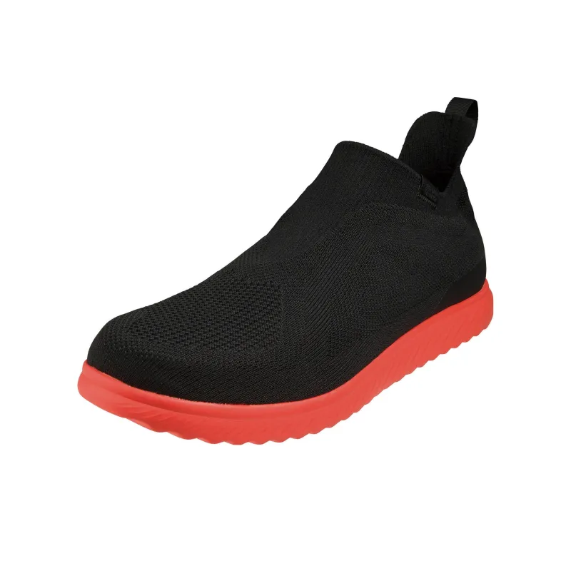 Mizuno Anti Slip Wear Resistant Low Top Casual Shoes Unisex Black Red-2
