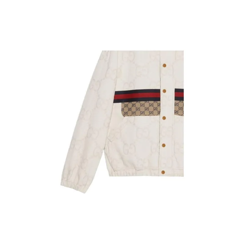 GUCCI GG print Denim Jacket-1