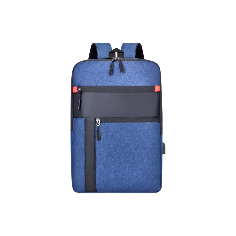 LUVISTRUE Oxford Backpack Regular Unisex Gray/Black/Blue-9
