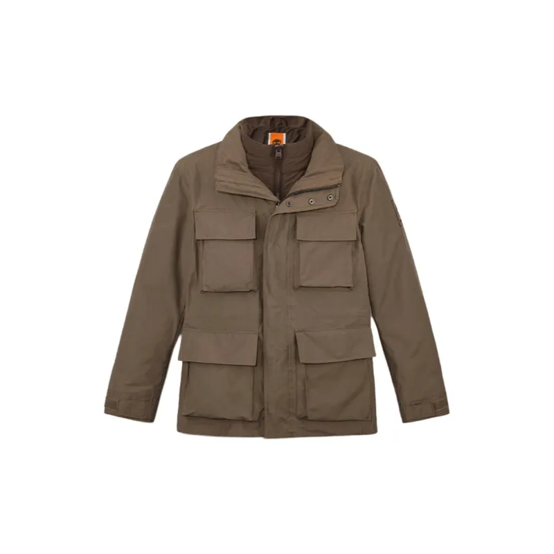 Timberland Water Resistant Windproof Breathable Windbreaker Jacket Men's Chocolate-1