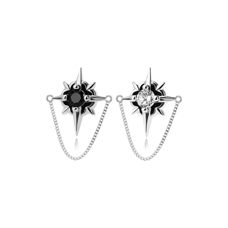 ETAHLOVE Sterling Silver Stud Earrings Unisex Date Confession Gift For Girlfriend And Boyfriend Birthday-20