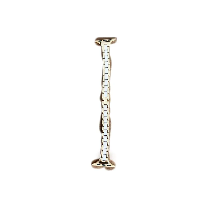 Mivana Compatible With IWatch S10/S9/8/7/6/5/4/SE/Ultra/3/2/1 Metal And Resin Minimalist Luxury Apple Watch Band-3