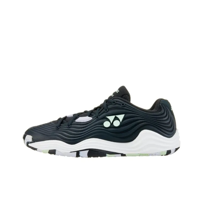 YONEX Anti Slip Wear Resistant Low Top Tennis Shoes Unisex Black-0