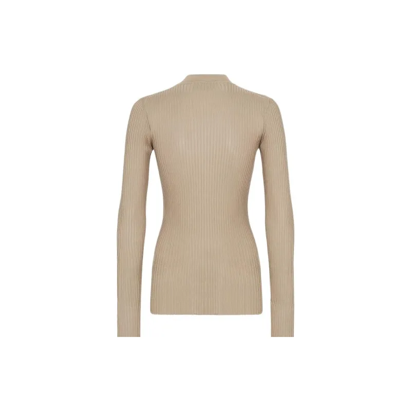 FENDI Colour block Silk blend Jumper-1