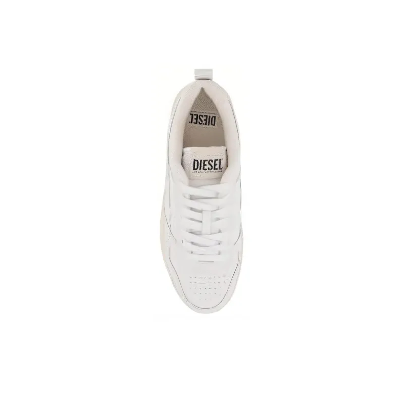 DIESEL S-Ukiyo Low-Top Skateboard Shoes Men's White-3