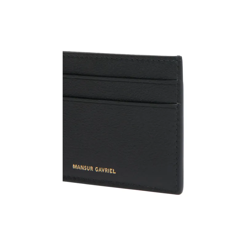 MANSUR GAVRIEL Logo stamp Pocket Card Holder-3