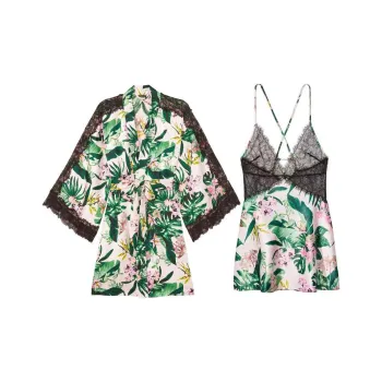 Victoria's Secret Pajama Set Women's Green