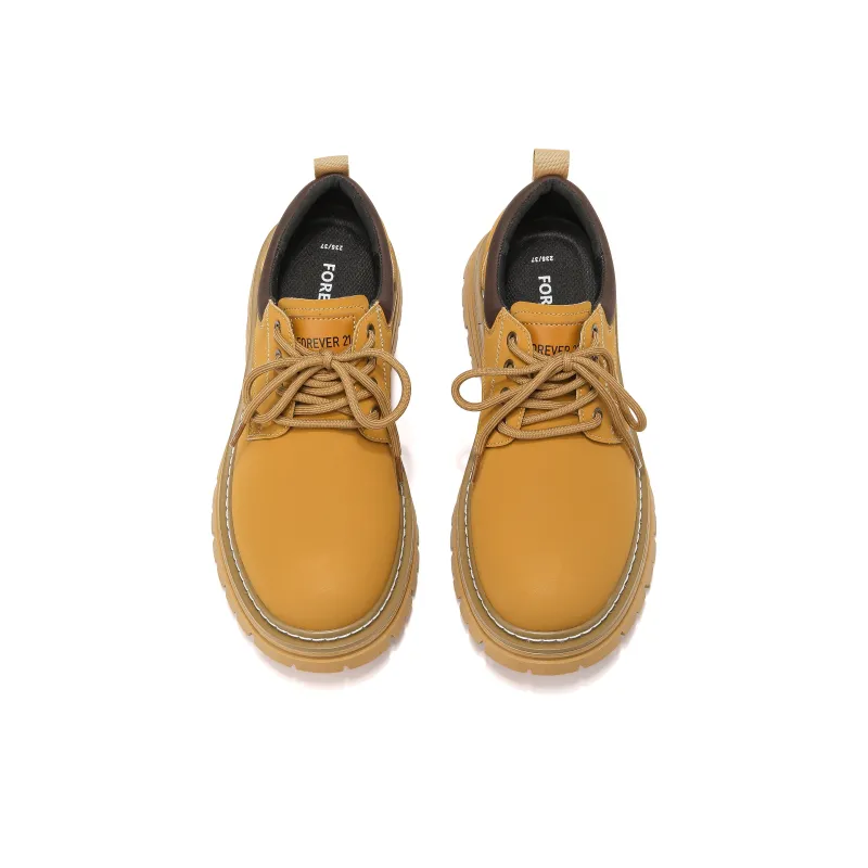 FOREVER 21 Anti Slip And Wear Resistant Height Increasing Low Top Martin Boot Unisex-2