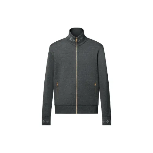 LOUIS VUITTON Double Face Knit Wool Travel Blouson