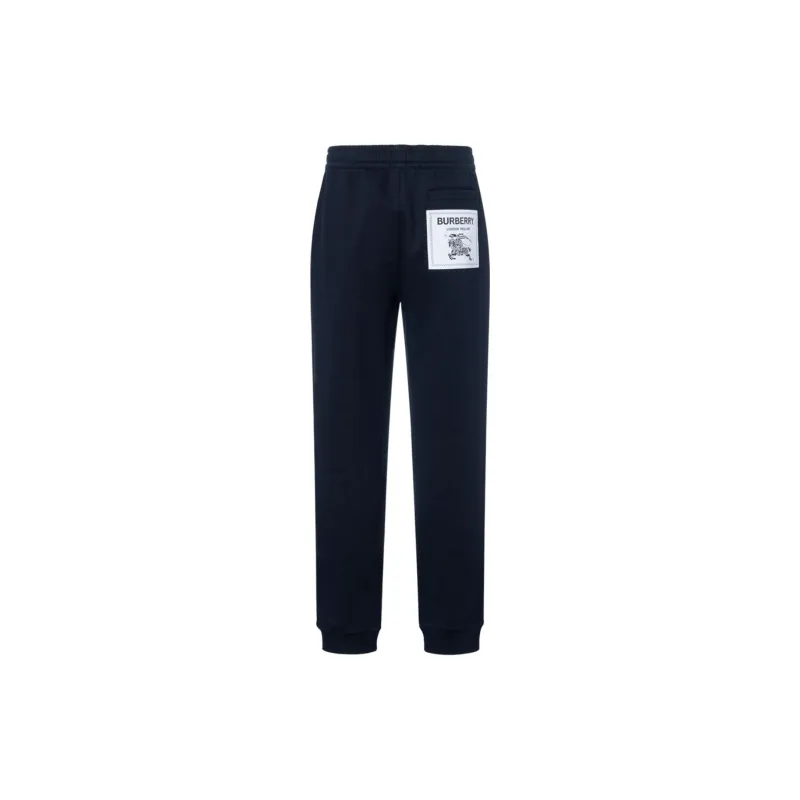 Burberry SS23 Knitted Sports Pants Men's Navy-4