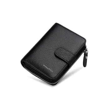 WilliamPOLO Cow Leather Coin Purse Men's Multicolor