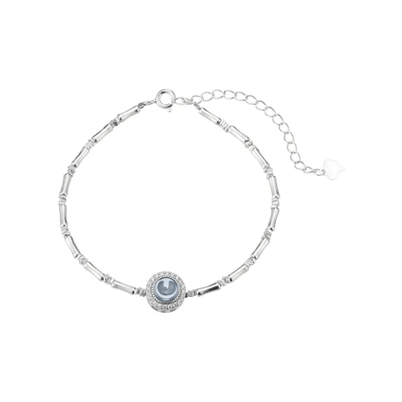 CLARKIA FLOWER 925 Sterling Silver Bracelets Women's-8