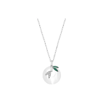 Zheng Baifu Glass Cat Eye Jade Necklaces Women's