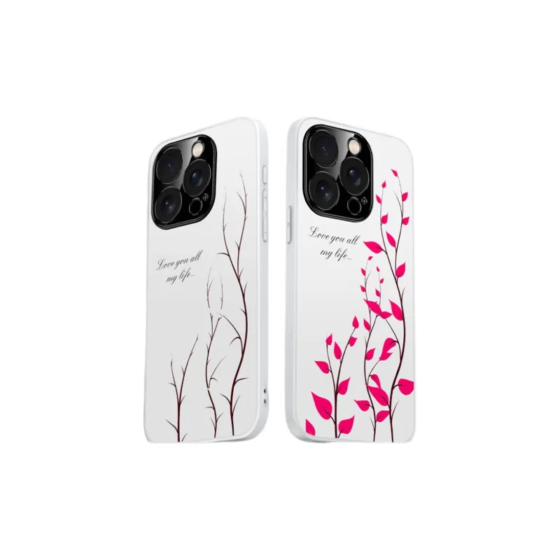 IMCHEN Acrylic Material Color Changing Fashion Phone Cases Compatible With Apple 16/Apple 16 Pro/Apple 16 Pro Max-1