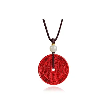 EADDA JEWELRY Cinnabar Necklaces Unisex