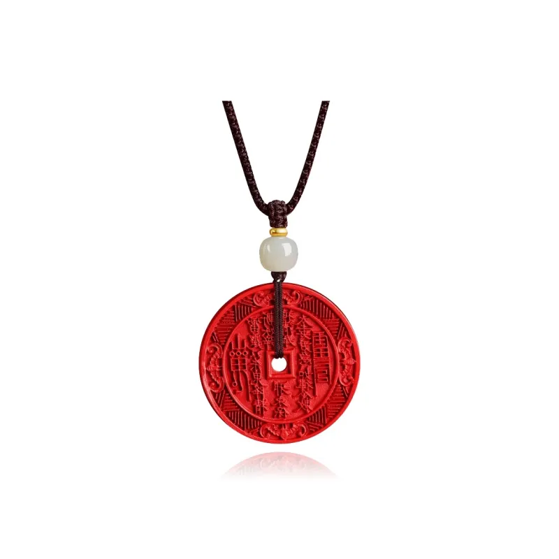 EADDA JEWELRY Cinnabar Necklaces Unisex-0