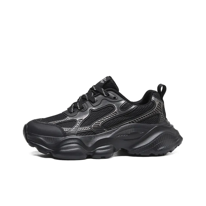 YUZHAOLIN Anti Slip Wear Resistant Breathable Lightweight Low Top Chunky Sneakers Men's-14
