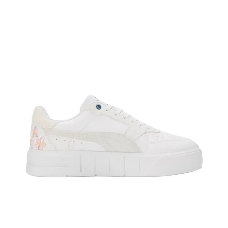 PUMA CALI COURT Anti Slip Wear Resistant Low Top Skateboard Shoes Women's White-1