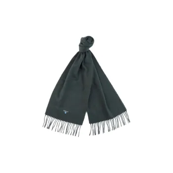BARBOUR Wool Knit Scarves Unisex Multicolor