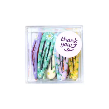 Yiru Glue Drip Hair Clips Women's