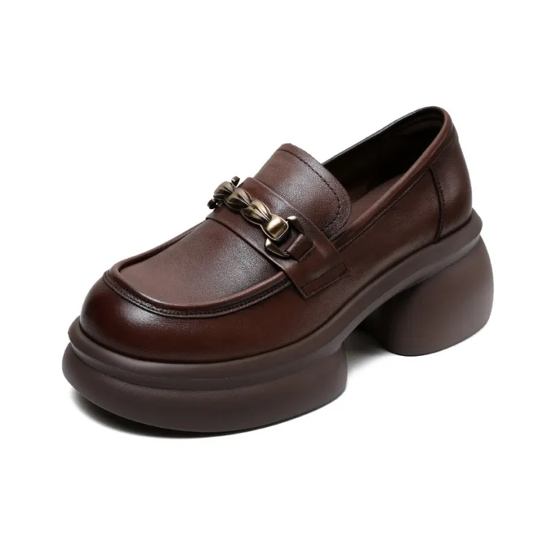 Devanro Loafers Women's Gold-5