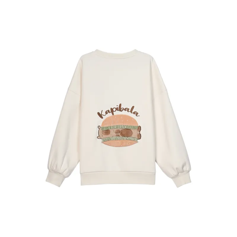 SNBL Sweatshirts Women's Ecru-1