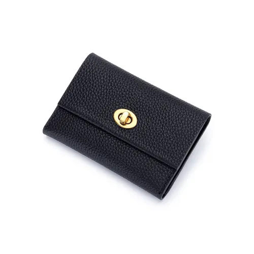 VIHUS Top Grain Cow Leather Coin Purses Card Holders Women's Multicolor