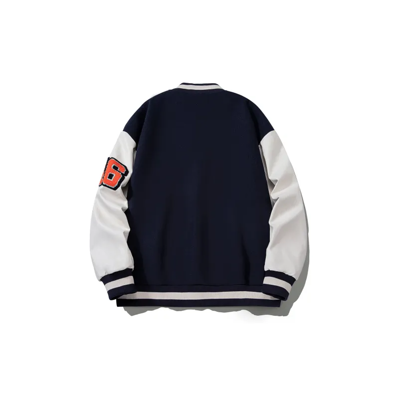 RAP PANDA Baseball Jacket Unisex Black-9