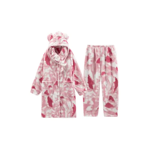Sleeping Beauty Pajama Set Women's Peach