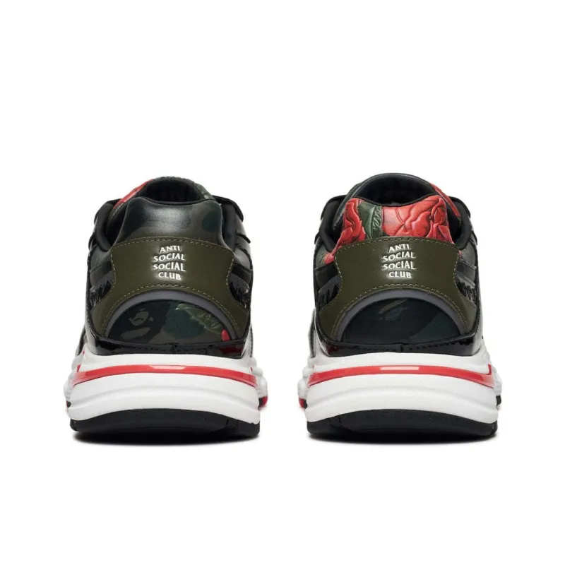 ASSC x A BATHING APE SHARK STA Low Top Casual Shoes Men's Black-4