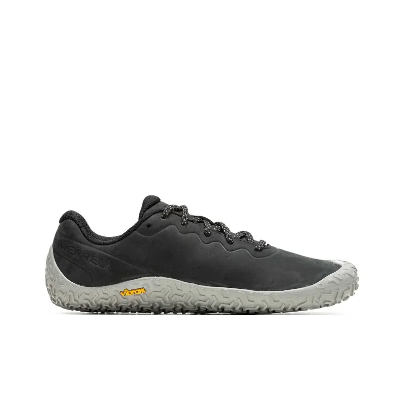 MERRELL Vapor Glove 6 Leather Black Grey Women's-1
