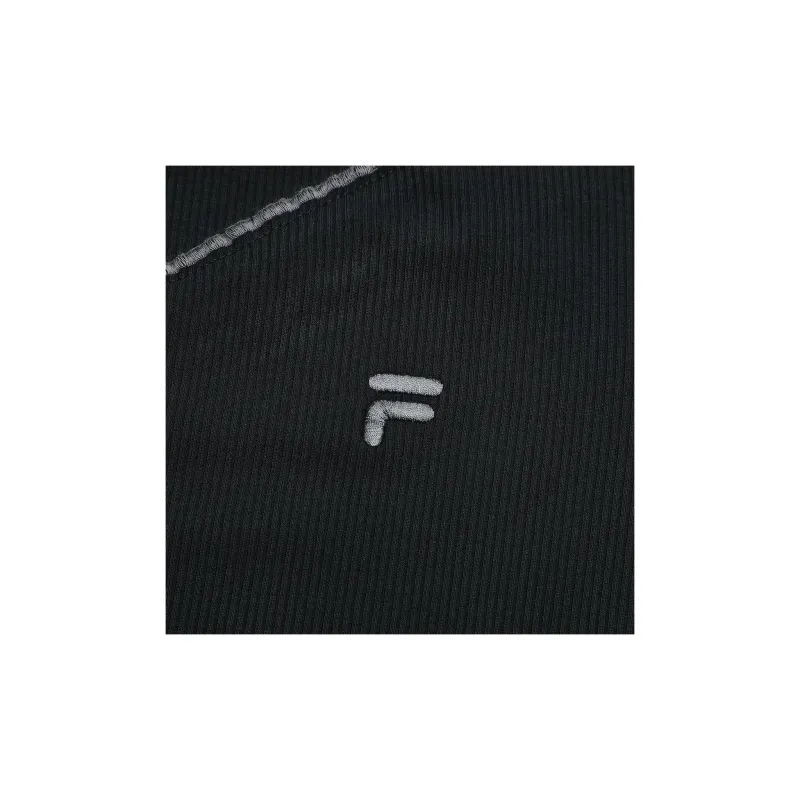 FILA FUSION Set in Sleeve T Shirt Women's Jet Black-3